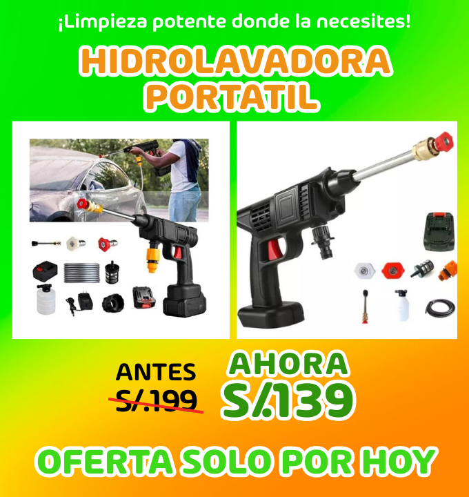 HIDROLAVADORA PORTATIL