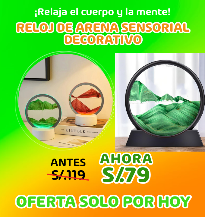 RELOJ DE ARENA SENSORIAL