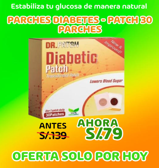 PARCHES DIABETES - PATCH 30 PARCHES